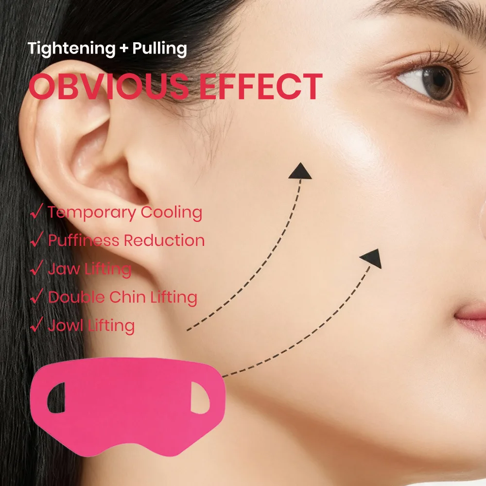 قناع وجه على شكل حرف V مضاد للشيخوخة لنحت الوجه لتقليل الذقن المزدوجة وحزام رفع الوجه ومستحضرات التجميل الكورية الأصلية #3