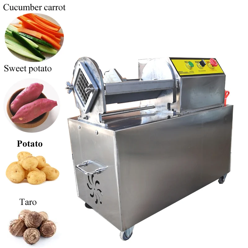 New Design Industrial Potato Cutting Machine Electric Fruit Vegetable Cut Stick Machine French Fries Maker Machine