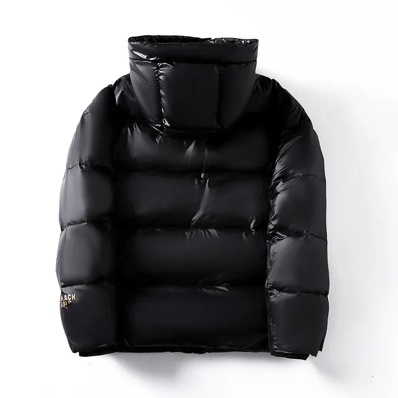 Couple Winter Jacket Men Women Warm Thick Parka Outwear Top Snowwear Jacket Loose Hooded Black Gold Cotton Padded Coat Overcoat