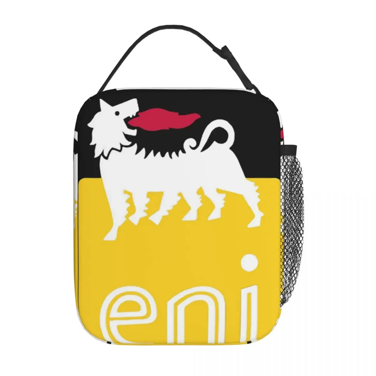 Agips Eni Racing Car Oil Insulated Lunch Bag for Women Kids Portable Food Boxes Thermal Lunch Box Tote