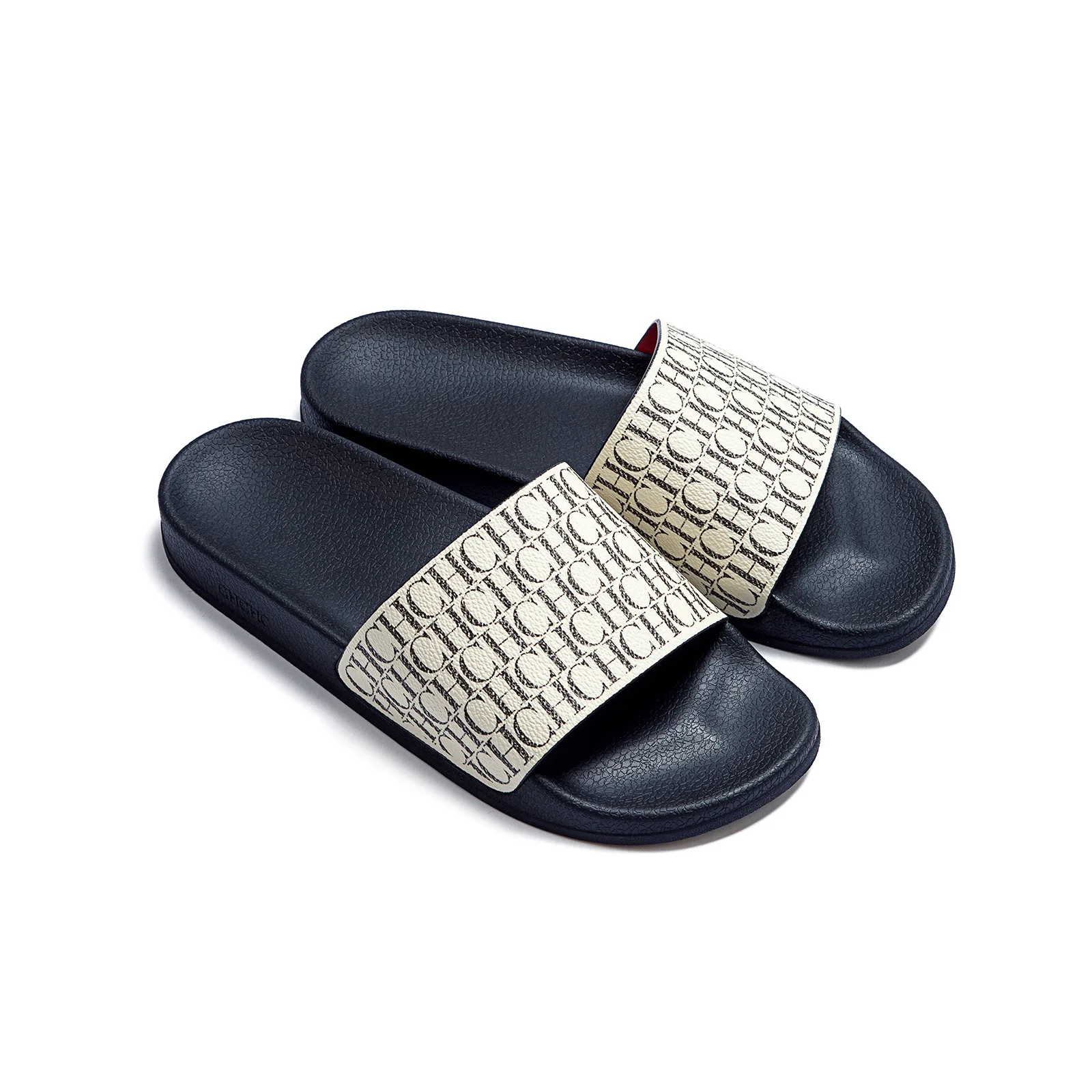 New fashion women's slippers CHHC letter print women's silicone beach shoes universal