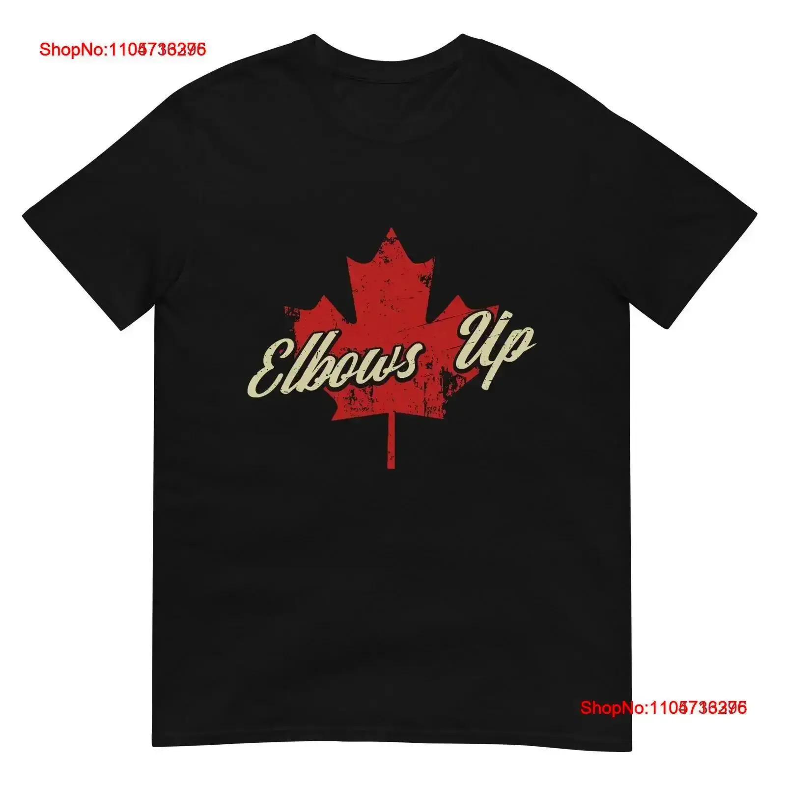 Elbows Up Canada True North Strong and Free Proud Canadian T Shirt vintage Washed graphic Breathable Comfortable vintage