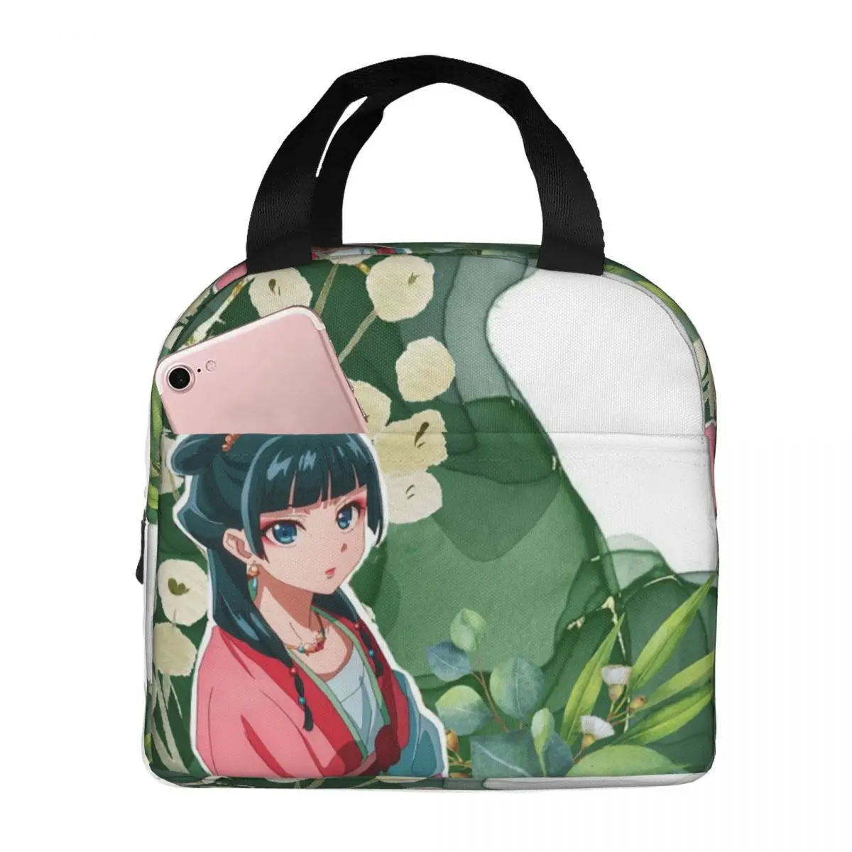 

The Apothecary Diaries Maomao Insulated Lunch Bag for Kids School Cooler Thermal Food Box Tote Leakproof Lunch Boxes Container