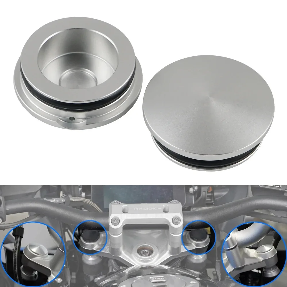 Motorcycle Fork Top Tube Cap Lid Covers for BMW R1150R/Roadster 2001-2006 R1150GS Adventure 02-06 R1150GS 99-04 R850R 1995-2006