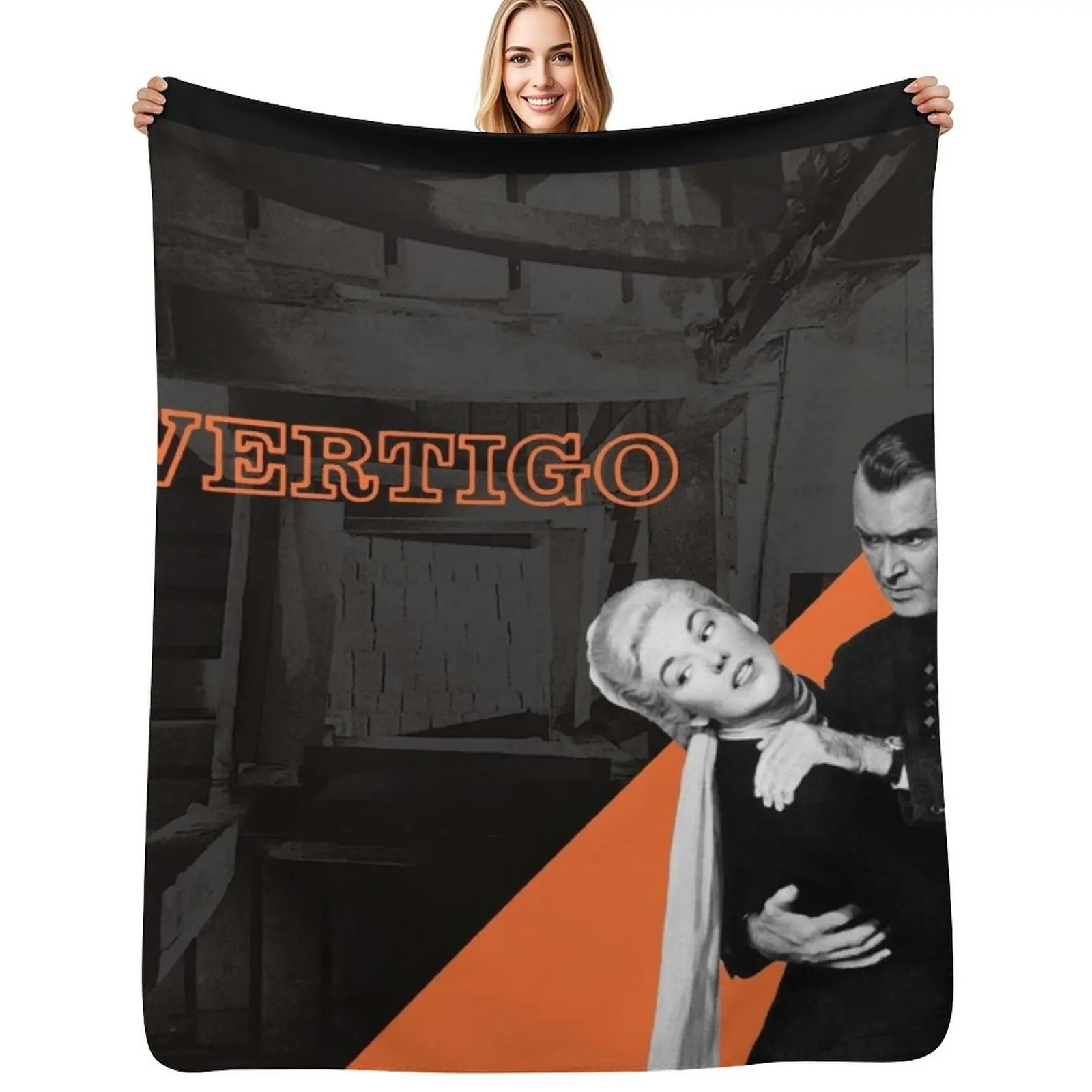 Vertigo - Alfred Hitchcock Throw Blanket Thin Heavy for babies warm winter wednesday cosplay anime Blankets