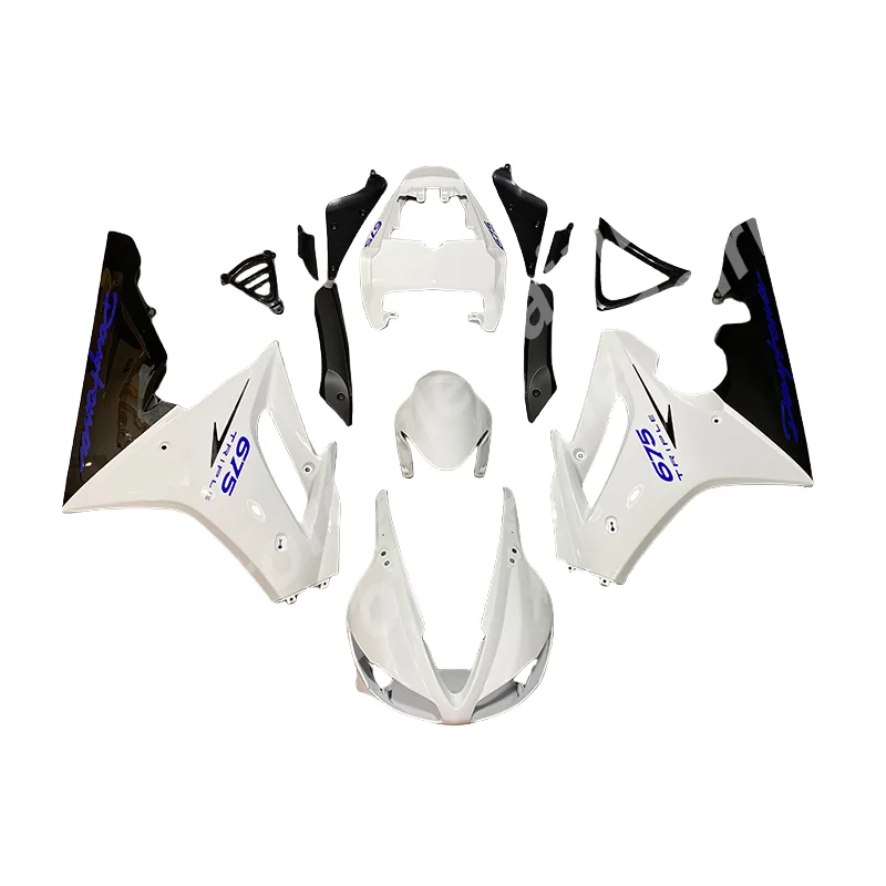 

Fairing KIT for Triumph Daytona 675 05 06 07 08 09-12 DAYTONA 675 2005 2008 2012 Injection mold Fairings set white black