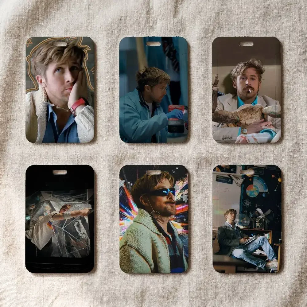 Ryan Gosling Project Hail Mary  Portable Office Staff Badge Card Cover Lanyard Card Case