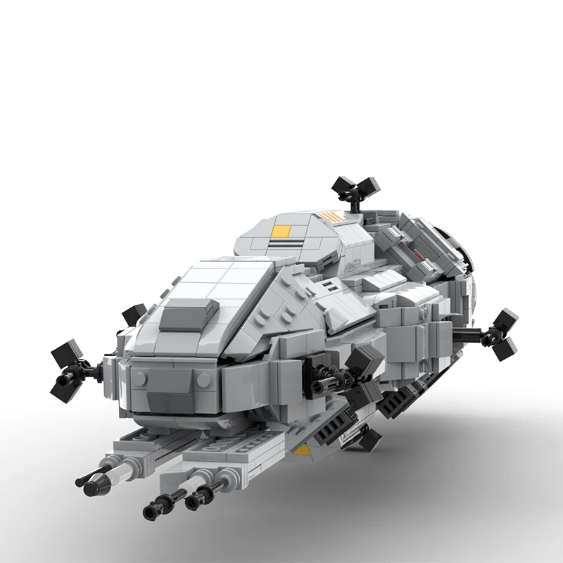 BuildMoc Expanse Rocinante-Corvette-Class Light Frigate Building Blocks Set Mid Scale MCRN-Tachi Donnager Spaceship Bricks Toys