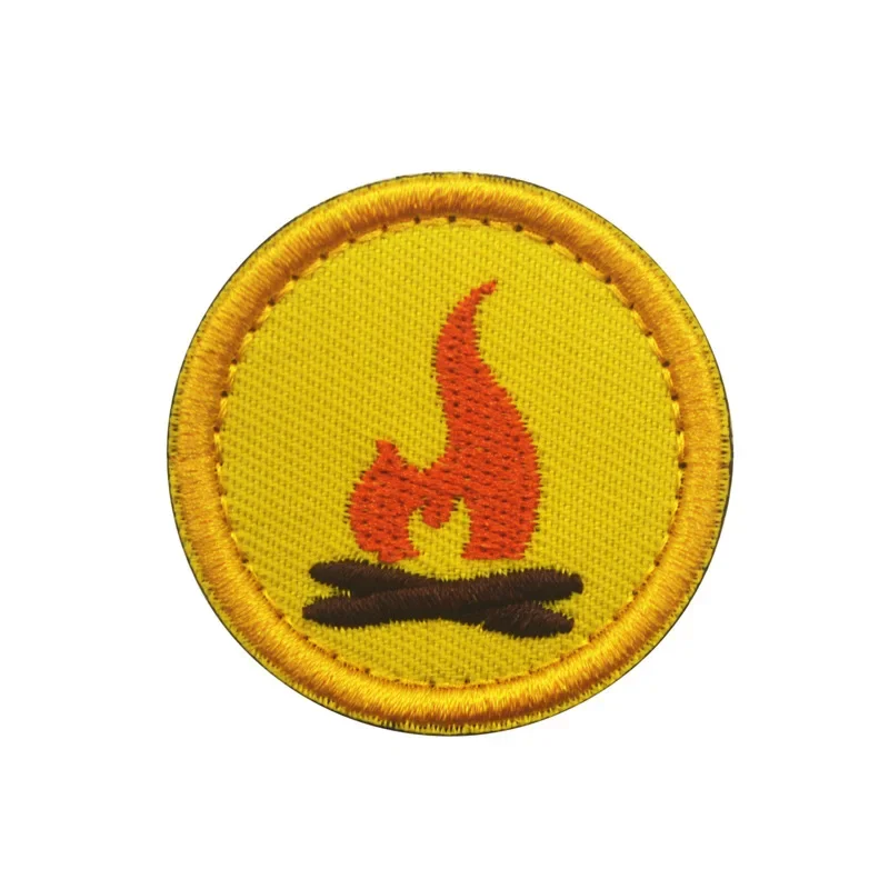 American Boy Scout Tactical Emblem Reward Encouragement Morale Badge Embroidery Hook&Loop Patches Backpack Decoration Sticker