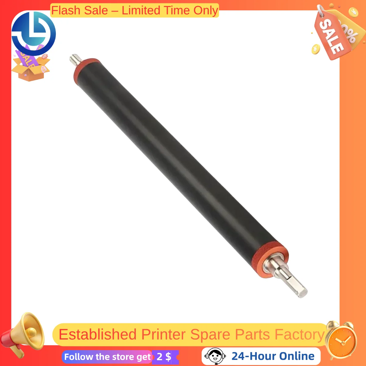 

D2024313-Spec Lower Fuse Pressure Roller for MP2554/MP3054 Copier Lower Rollers