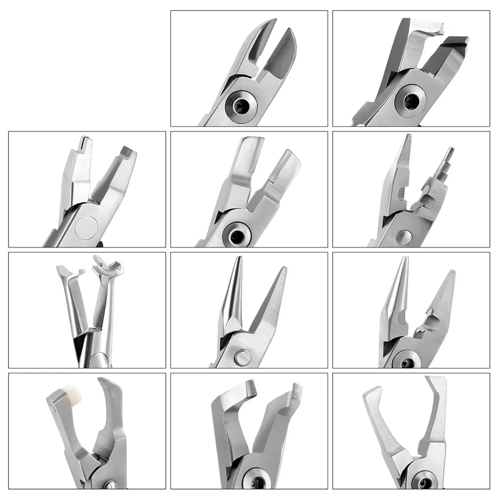 Dental Forceps Orthodontics Orthodontic Plier How Plier Wire Distal End Cutter Plier with Tc Dentistry materials