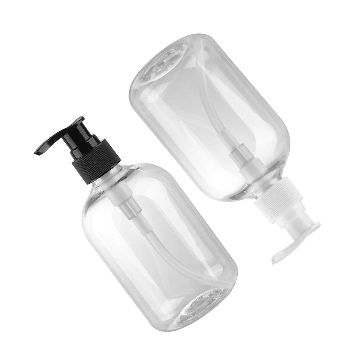 

6pcs 350Ml Empty Liquid Soap Bottles Press Pump Dispensers For Cleaning Gel Sub Bottle Home Decor Use