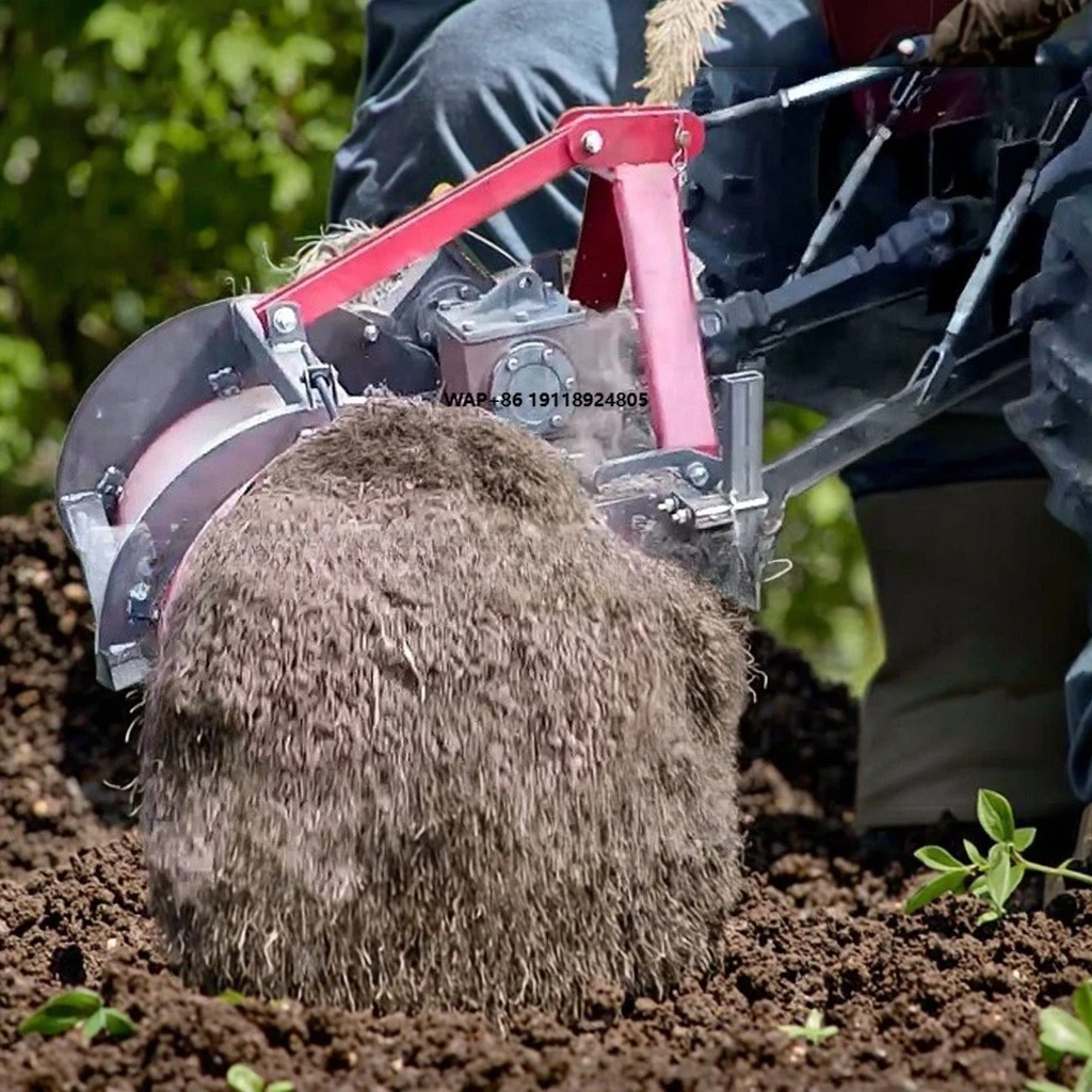 Four-Wheel Tractor-Compatible Grape Vine Burying Machine Walking Car-Ready Fruit Vine Soil Covering Cultivator