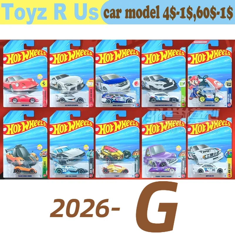 Carro de Brinquedo Hot Wheels Original 1/64 Diecast Ford Mustang Porsche 911 Carrera Mario Honda Odyssey Ferrari DINO 206 GT Modelo Presente