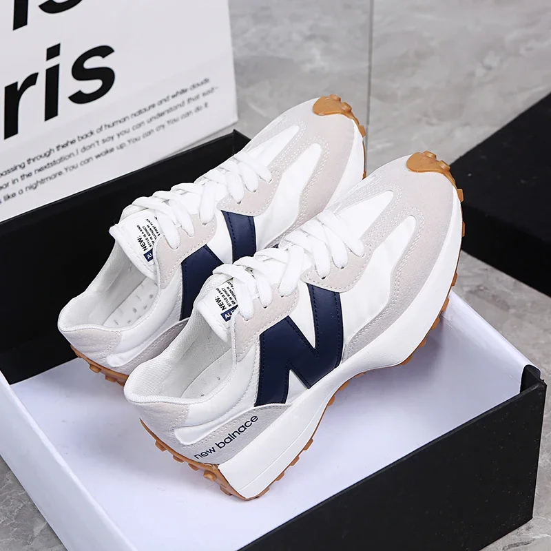 Zapatos de mujer Zugu de nuevo estilo, zapatillas de deporte populares de suela gruesa para papá, zapatillas cómodas transpirables para temporada de verano 2025