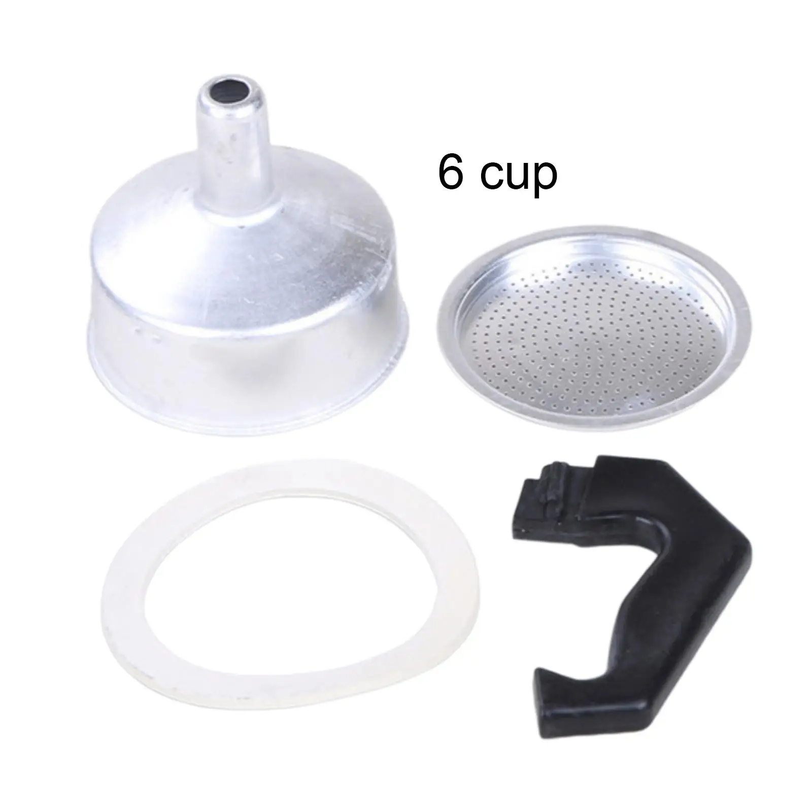 Aluminum Filter Coffee Pot Replacement Funnel Kitchen Tools Portable Silicone