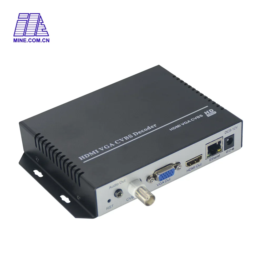 4K H.265 HDMI CVBS Video Decoder SRT RTMP UDP HLS Stream Receiver