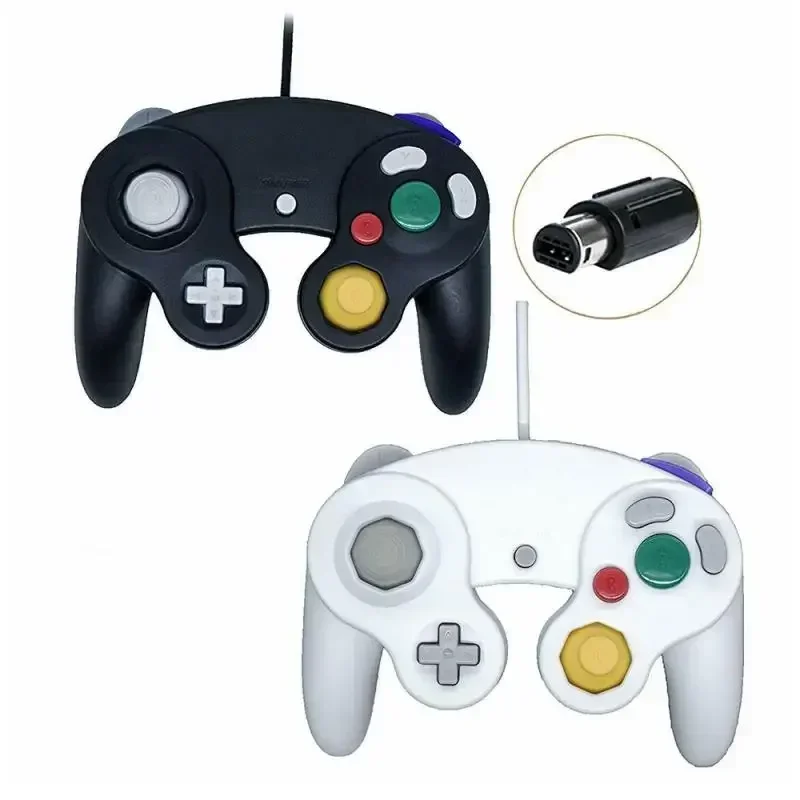 Manette filaire ergonomique pour Nintendo, manette de jeu portable, confortable, contrôle de la fierté, délibérément Cubes, Wiis U