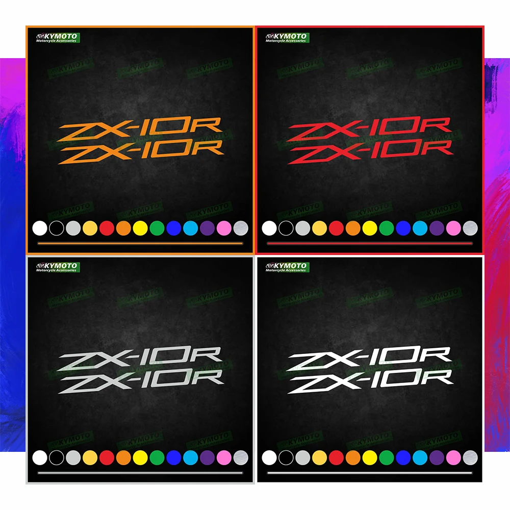 

Для ZX10R ZX-10R аксессуары для мотоциклов, наклейки, украшение обтекателя, шлем, топливный бак, логотип двигателя, светоотражающая водонепроницаемая наклейка