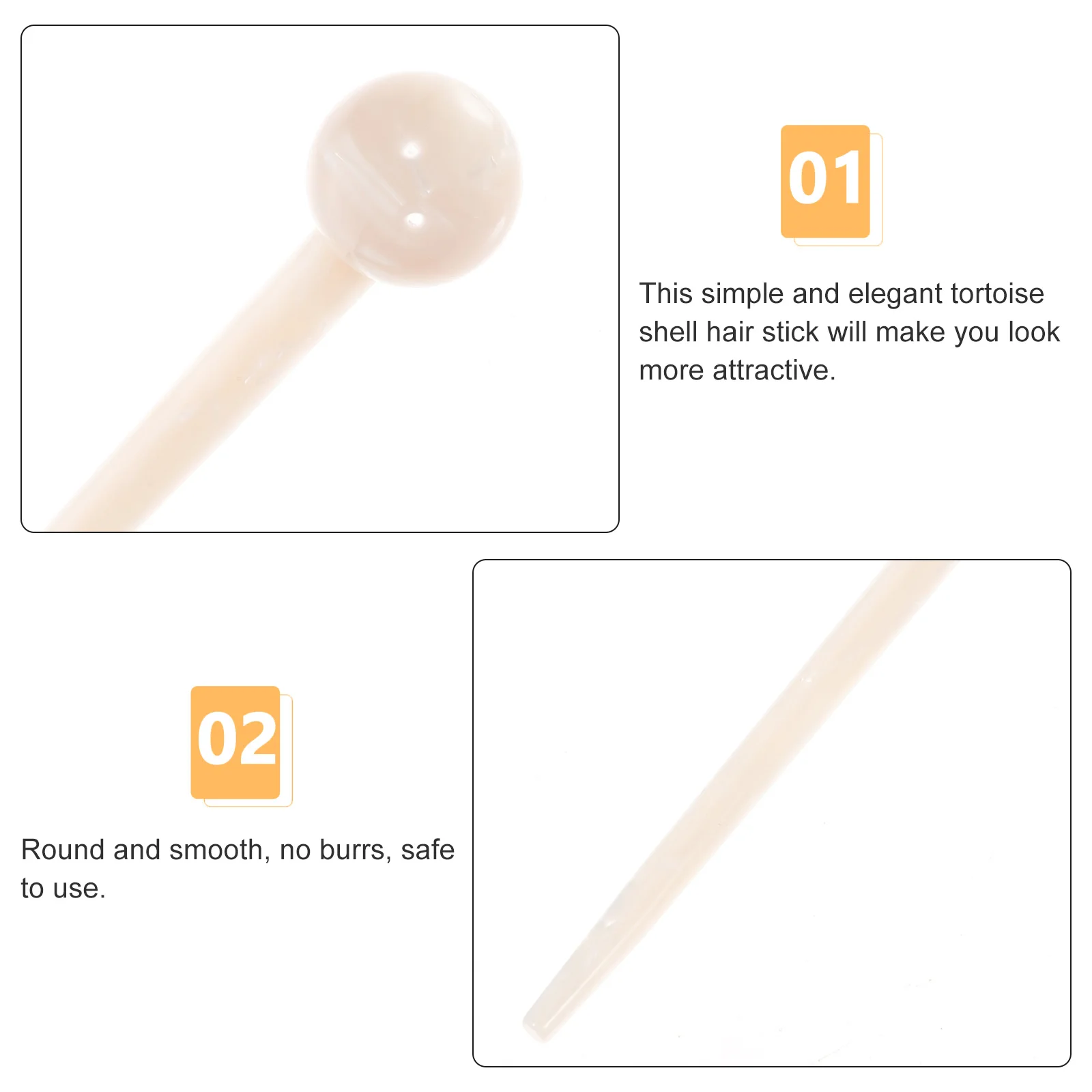 

Hairpin Headdress Girl Accessories Thick Barrettes for Women Japanese-style Pins Sticks Acetate Sheet Miss Hairpins