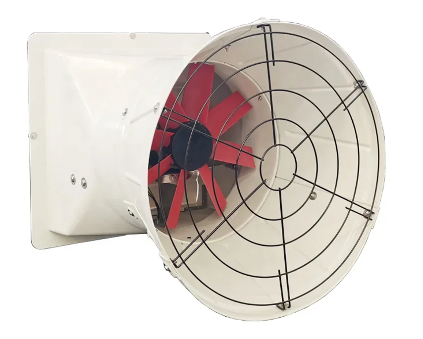 

QiluRunte Good Selling 660 Model 18 Inch Poultry House Ventilating Shutter Cone Ventilation Fan