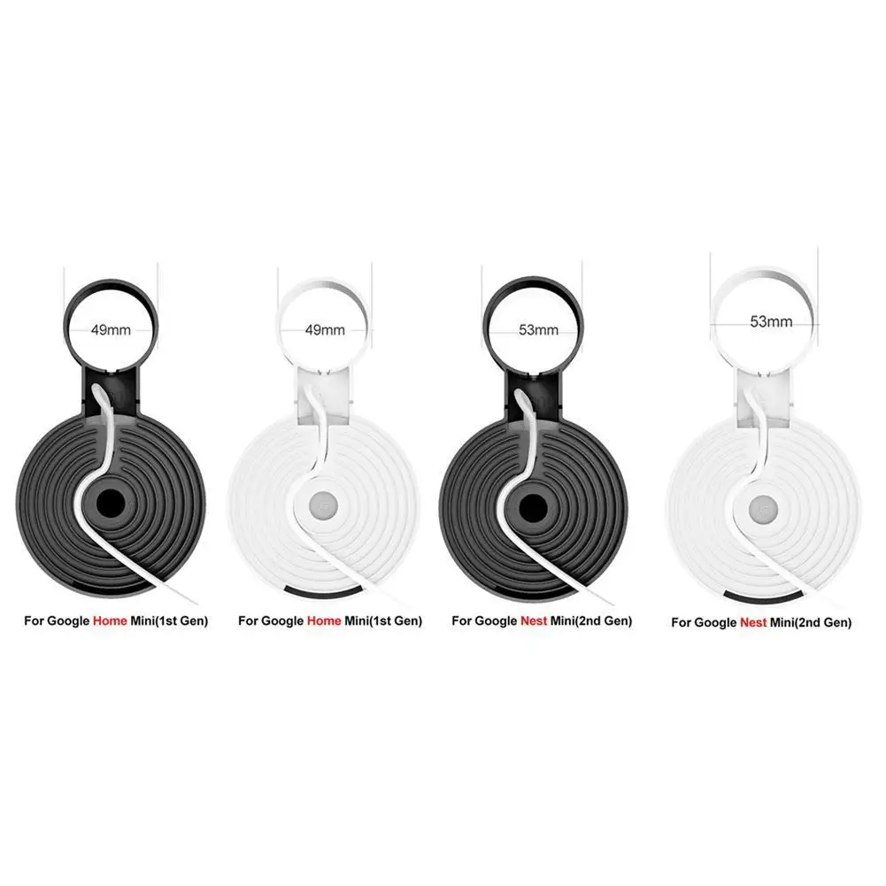 Suporte de parede para Google Home, Mini Nest, Mini Holder, Assistente de Voz, Suporte Doméstico Inteligente, Cozinha, Suporte para alto-falante do quarto