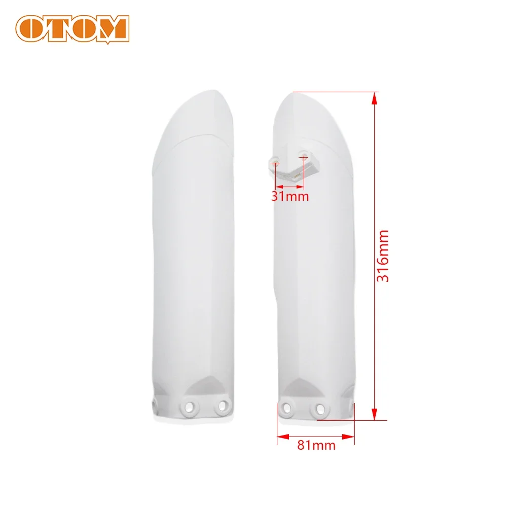 OTOM Motorcycle Fork Guards Plastic Cover For KTM SX85 Freeride 250R 350 E-XC E-SX E-SM Front Shock Absorber Protectors