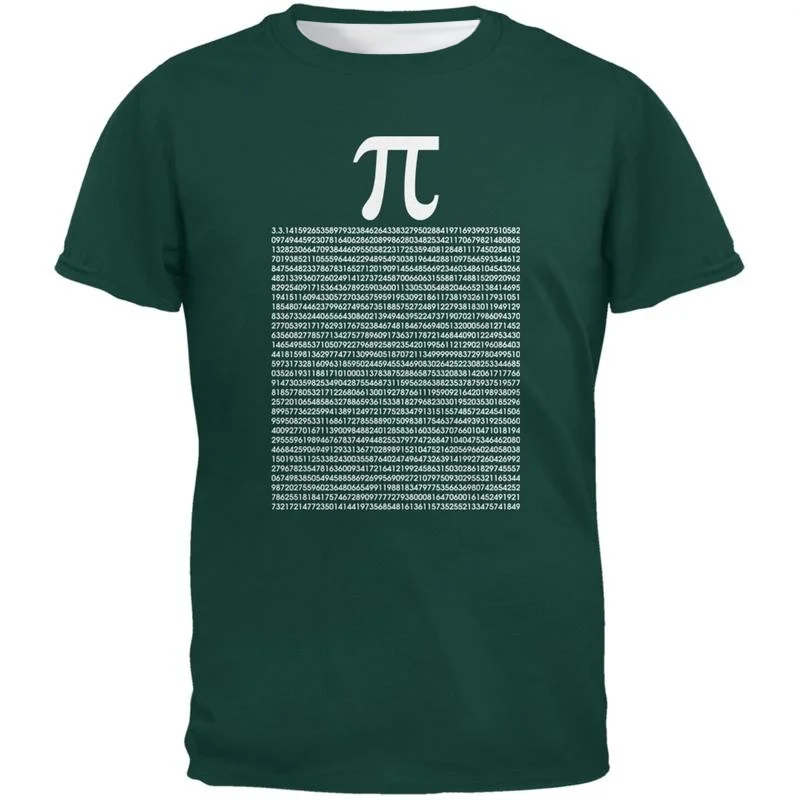 الكثير Pi Π رمز متعة الرياضيات العلوم الرجال متعة هدية تي شيرت فضفاض كبير الحجم التجفيف السريع ملابس مطبوعة ثلاثية الأبعاد