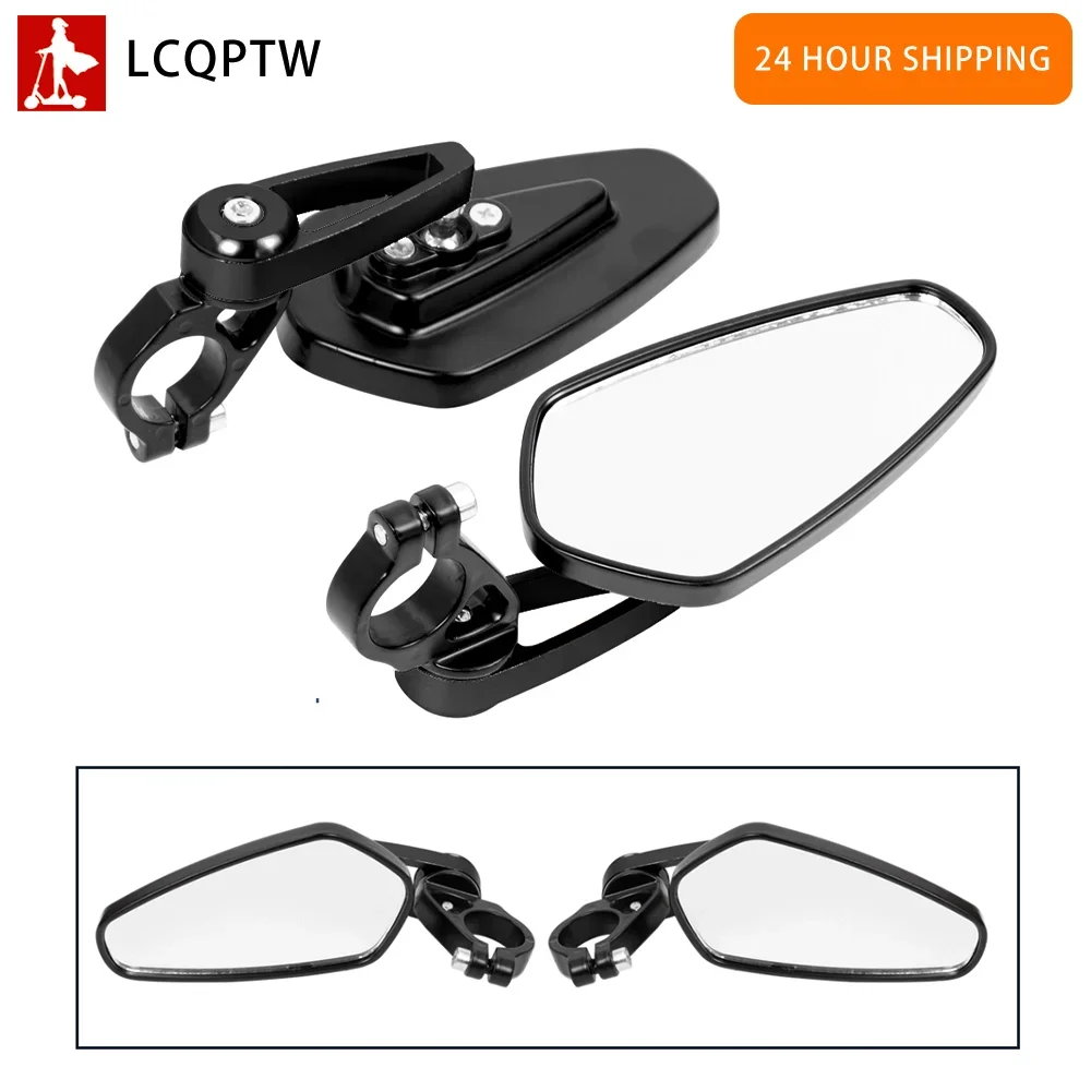 Espejos retrovisores para manillar de patinete eléctrico de aluminio CNC, pieza para monopatín Kaabo Mantis King GT /Pro