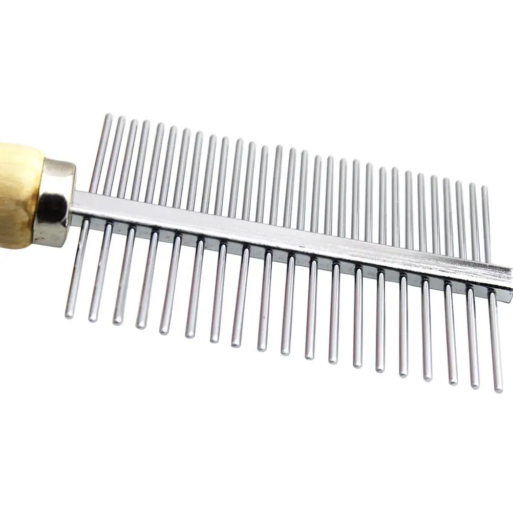 

Grooming Scissors Pet Comb Trimmer for Cats That Cuts Hair Bamboo Curly