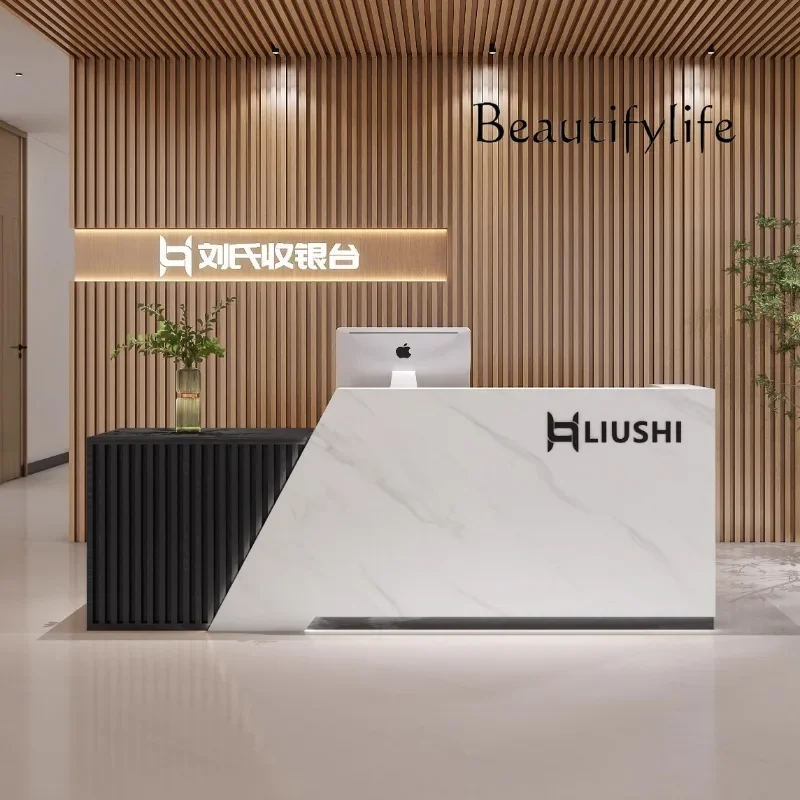 

Hj Shop Luxury Reception Desks Shelves Modern Restaurant Best Reception Desks Company Simple Design Escritorio Commercial Furnit