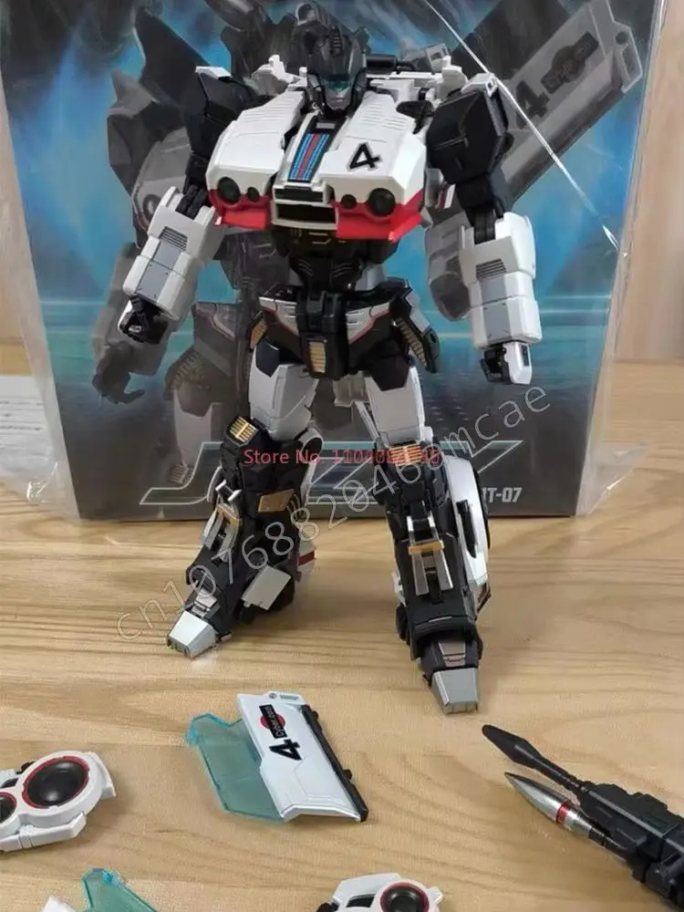 Bingotoys Bt07 Jezzy Meister 재즈 액션 피규어-변형 슈퍼 군인 로봇 모델 장난감 컬렉션 선물