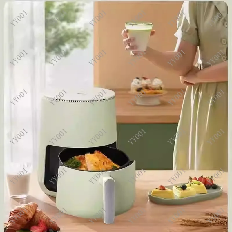 No-Turn-Over Air Fryer with Temperature Control Steam Tender Frying Household Cooker