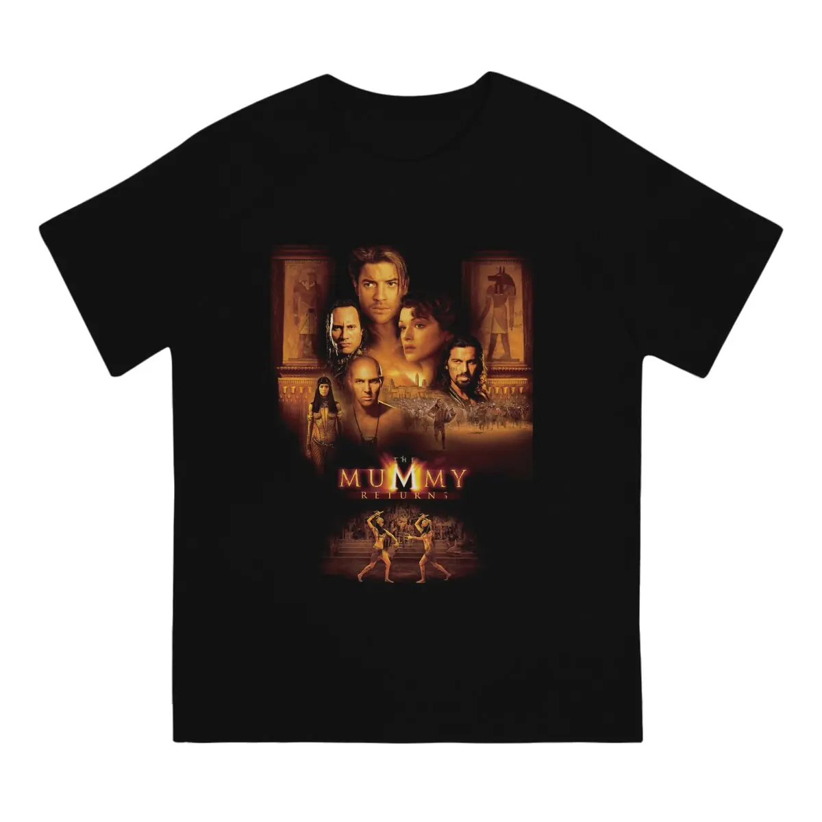 Copia de Key Art of THE MUMMY RETURNS T Shirts Men Pure Cotton Novelty T-Shirt O Neck Mummies Tee Shirt Short Sleeve Clothing