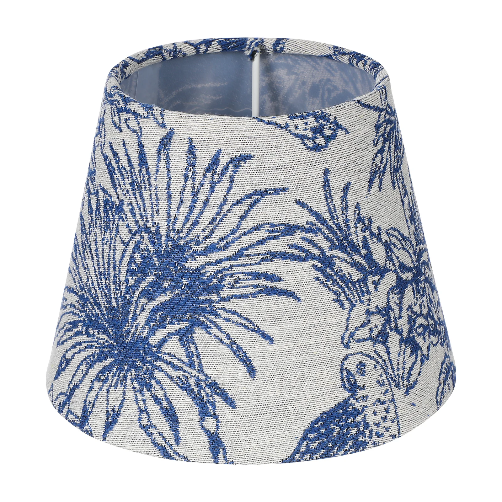 

Embroidery Fabric Lamp Shade Iron Material Soft Light Protection Romantic Tabletop Lamp Cover Decorative Light Shade