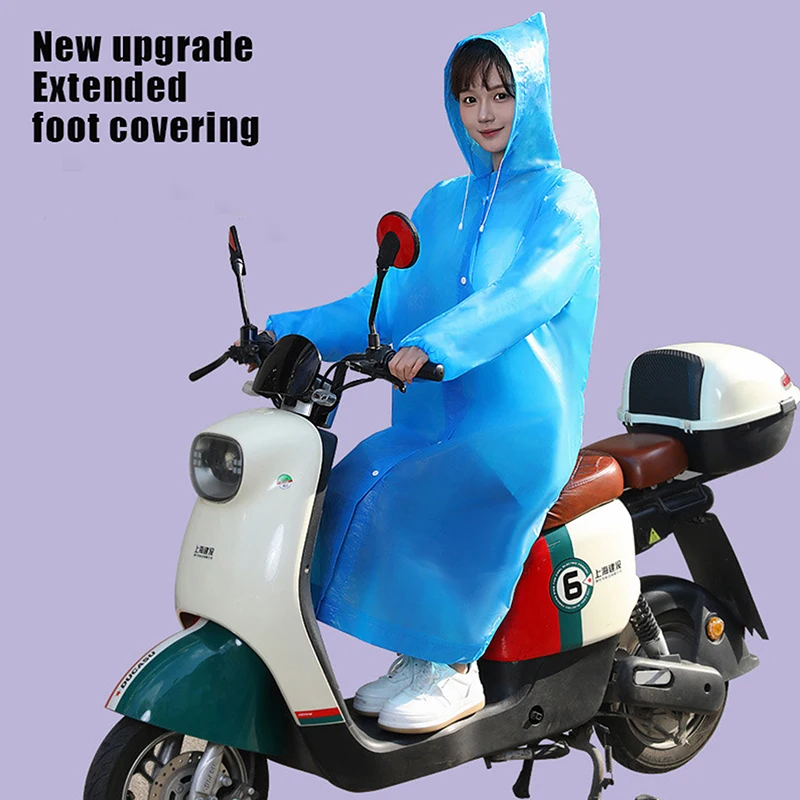 موضة إيفا الكبار الأطفال معطف واق من المطر طفل الكبار سميكة معطف المطر مقاوم للماء فتاة صبي المشي لمسافات طويلة السفر قابلة لإعادة الاستخدام سترة المطر