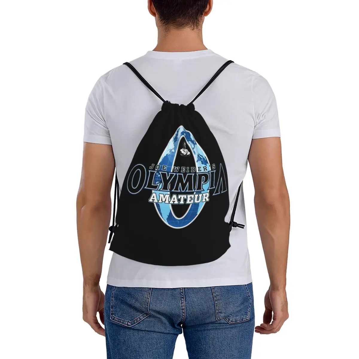Future Mr OLYMPIA Motivations Backpacks Fashion Drawstring Bags Shoes Bag Book Bags for Travel School