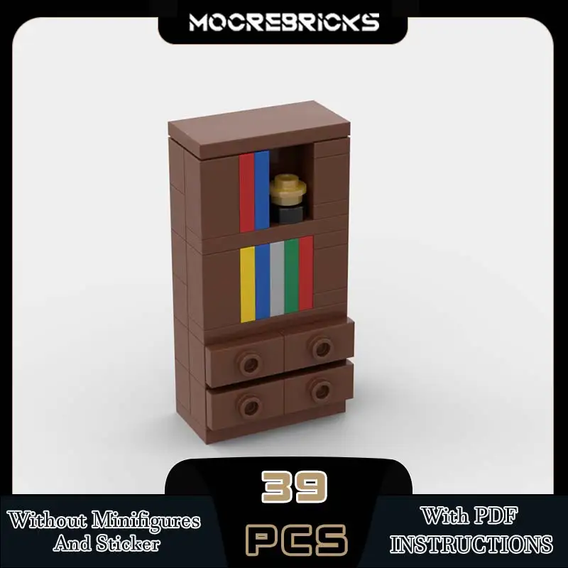 선반 모델 모듈 형 조립 MOC 빌딩 블록 도시 보도 화분 유형 기술 벽돌 성인 장난감 크리스마스 선물