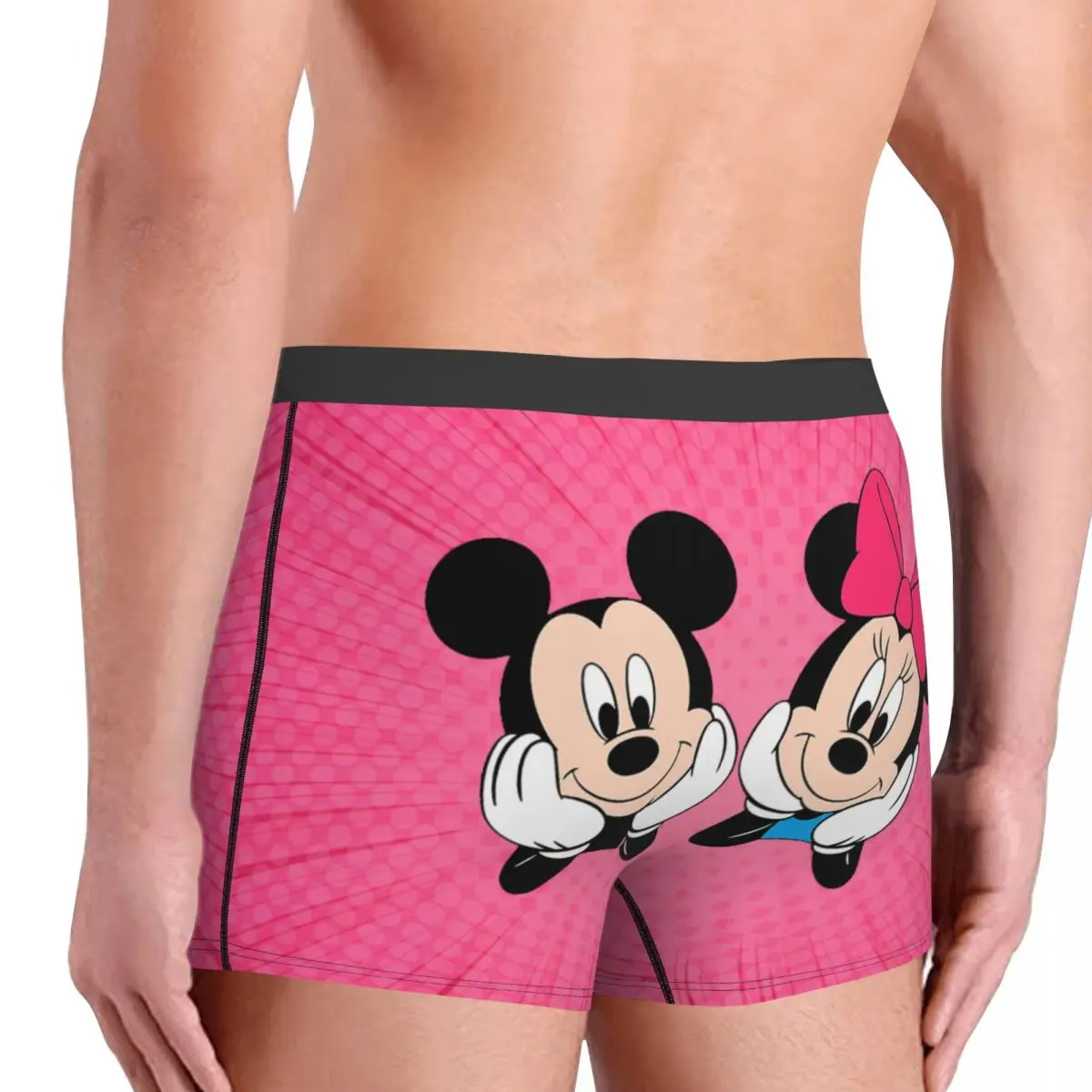 Custom Mickey Mouse Boxers Shorts Mens Briefs Underwear Novelty Underpants