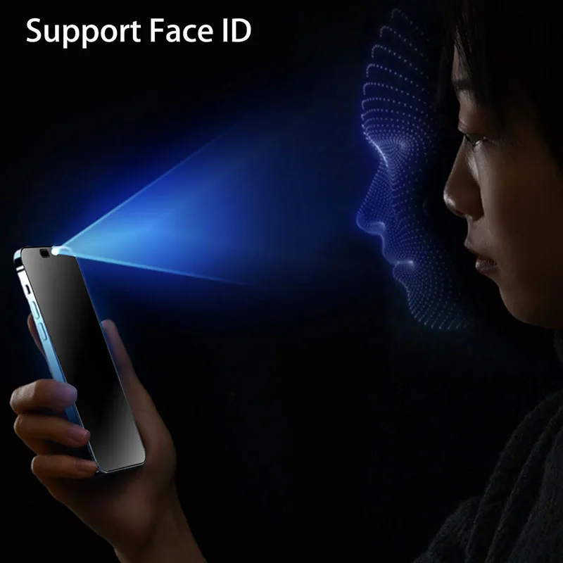 3D Curved Full Coverage Anti-Spy Tempered Glass  For Samsung Galaxy S25 Ultra Privacy Fingerprint Unlock Screen Protector Glass