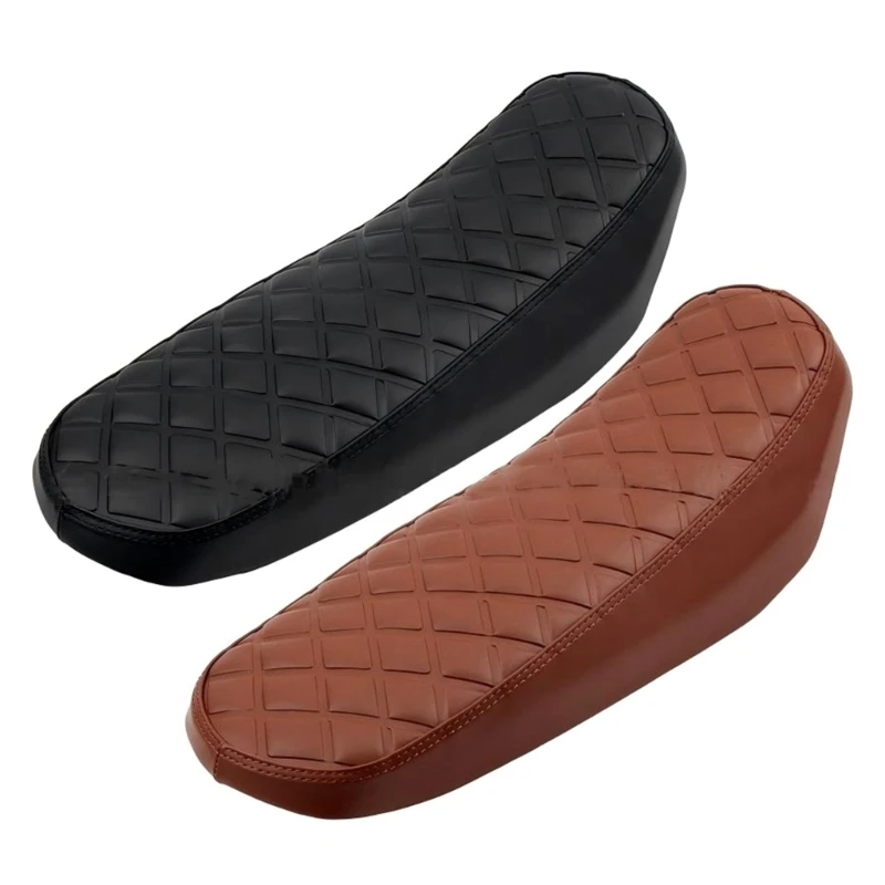 D8KE Motorbike Cushion for Custom Bike Builders with Patterned Quilted Detailing