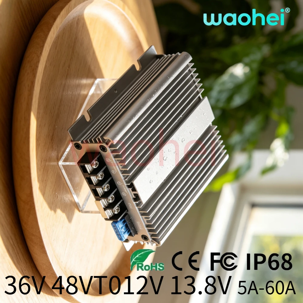 36V 48V TO 12V 13.8V 5A-60A Voltage Reducer Step Down DC Buck Converter 48 Volt to 13.8 Volt Buck Power Module Transformer CE