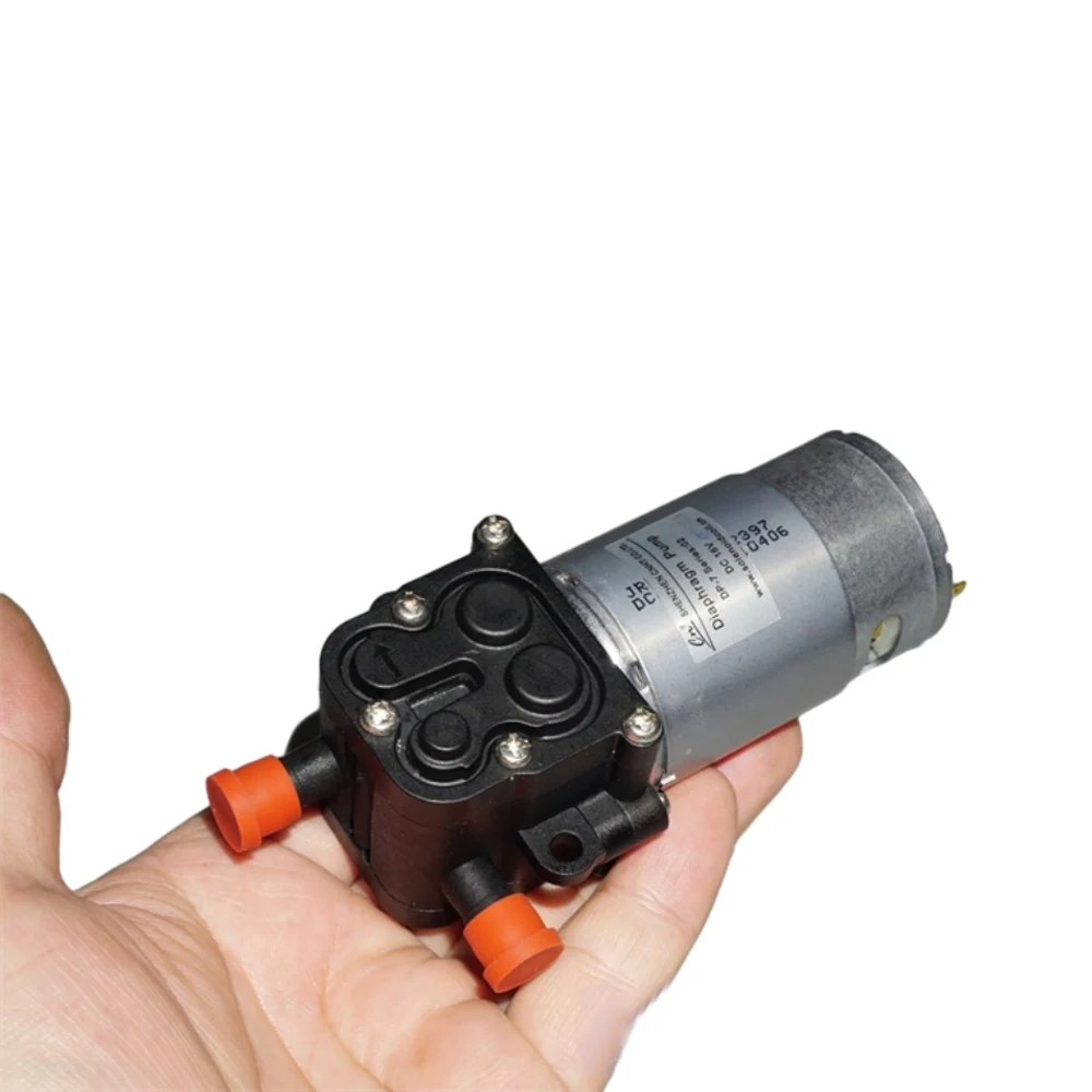 1 peça bomba de jato de água de diafragma de motor dc 18v 555 8bar de alta pressão 150 ml/min 12-24v para bomba de armazenamento de pistola de água