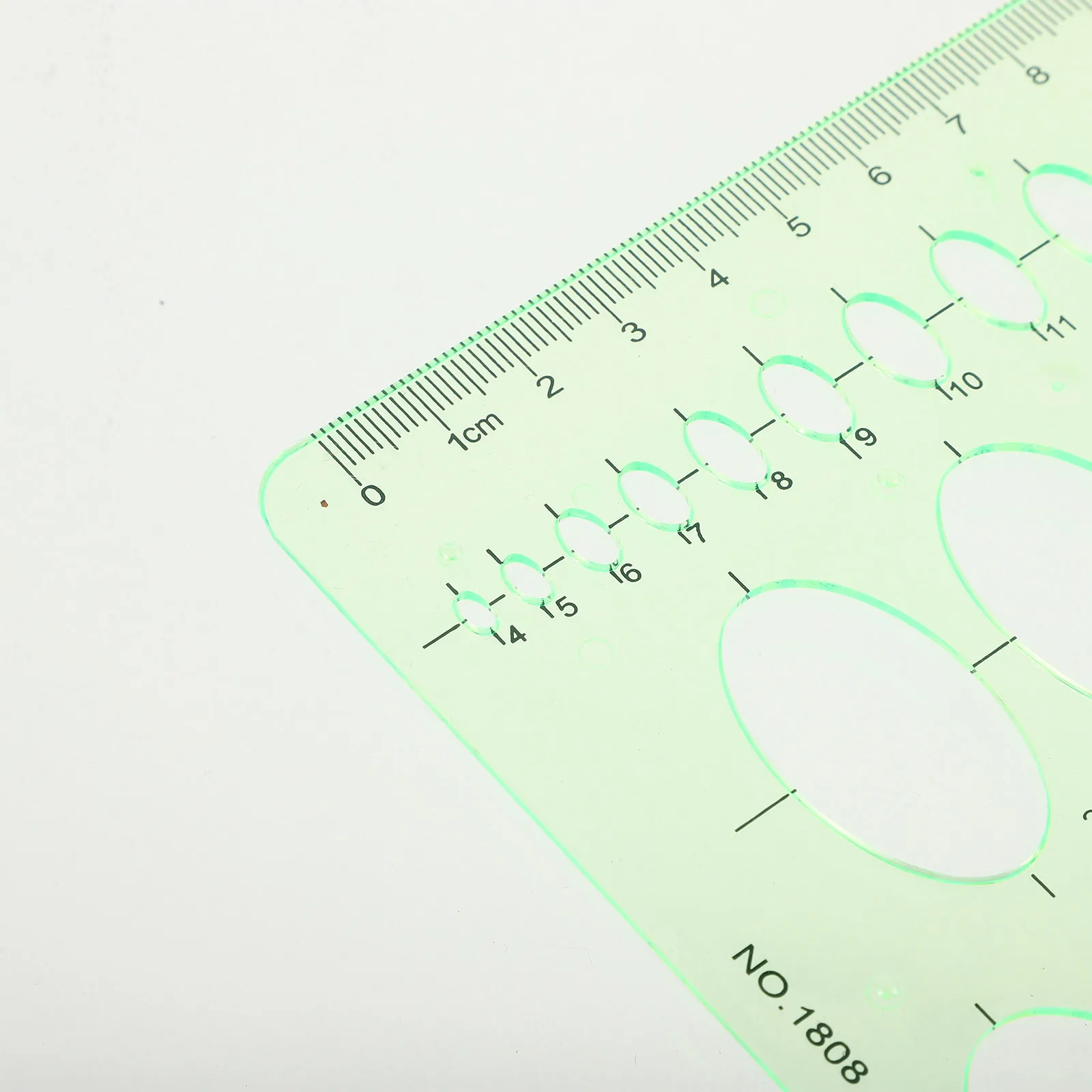 

3Pcs Multi Functional Drawing Template Ruler with Circle Protractor Geometric Shapes Stencils for Students Drafting Architecture