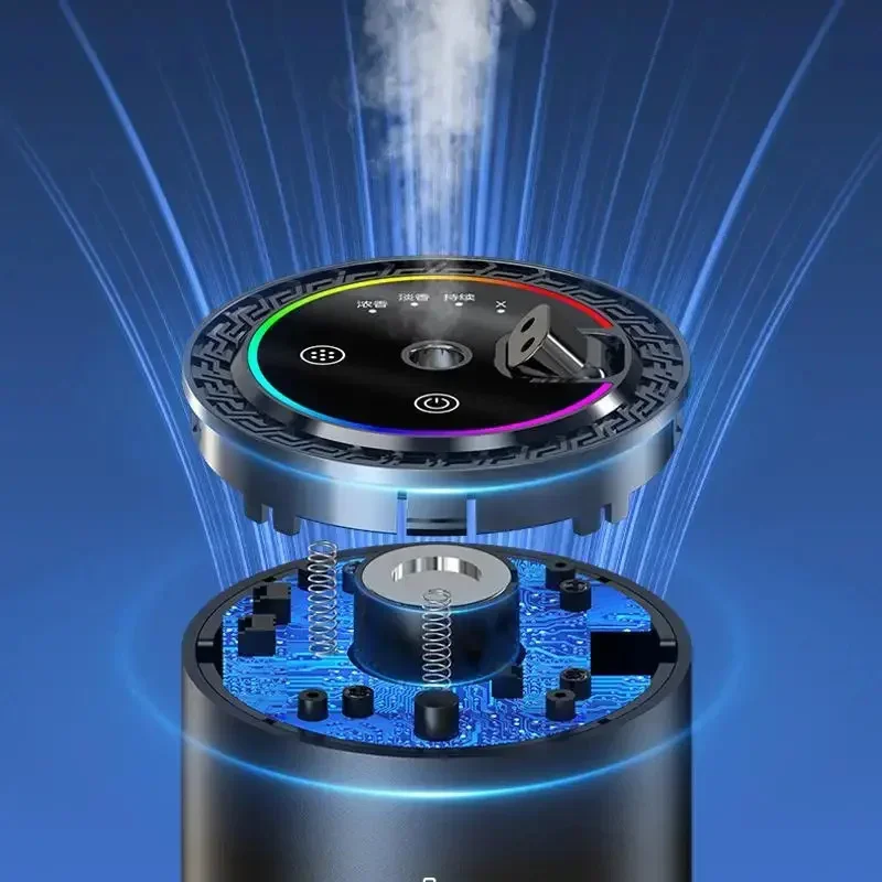 Car Aroma Diffuser Star Light Led Electric Car Air Freshener Smart Aromatherapy With Fragrances Scent Essential Oil Diffuser - view 4