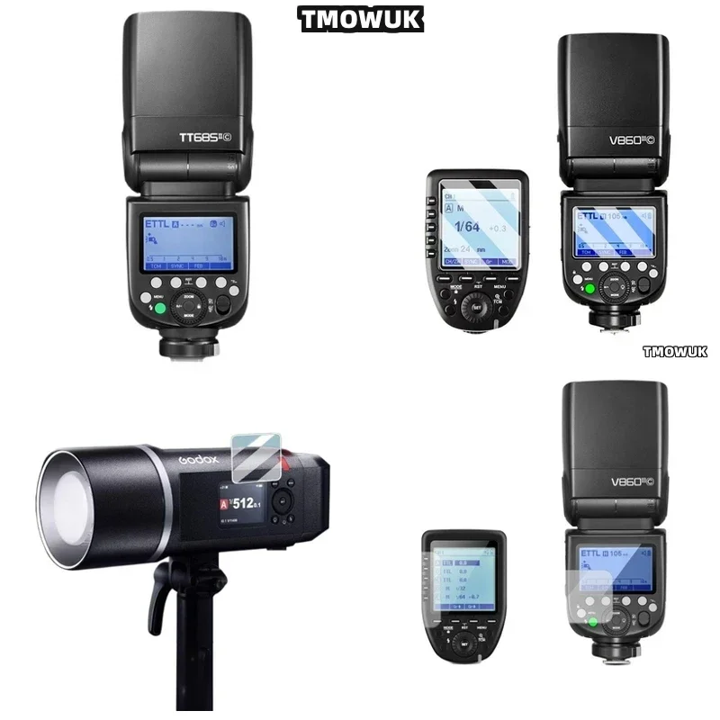 For Godox X3 V100 V1 Pro V860 III Flash Light Full Screen Protector Ensures Durability. For