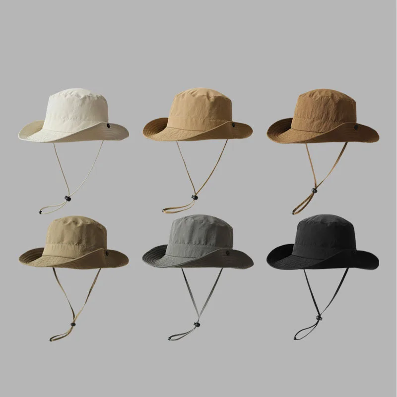 Wide Brim  Bucket Hat for Women  Men Summer Sun Protection Sun Hat Outdoor Fishing Hiking  Bonnie Fisherman Hat