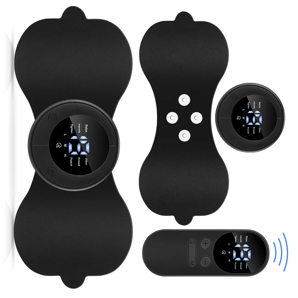 

Wireless Heating Electric Cervical Massage Patch for Muscle Pain Relief & Shoulder Relaxation Portable Mini Muscle Massager