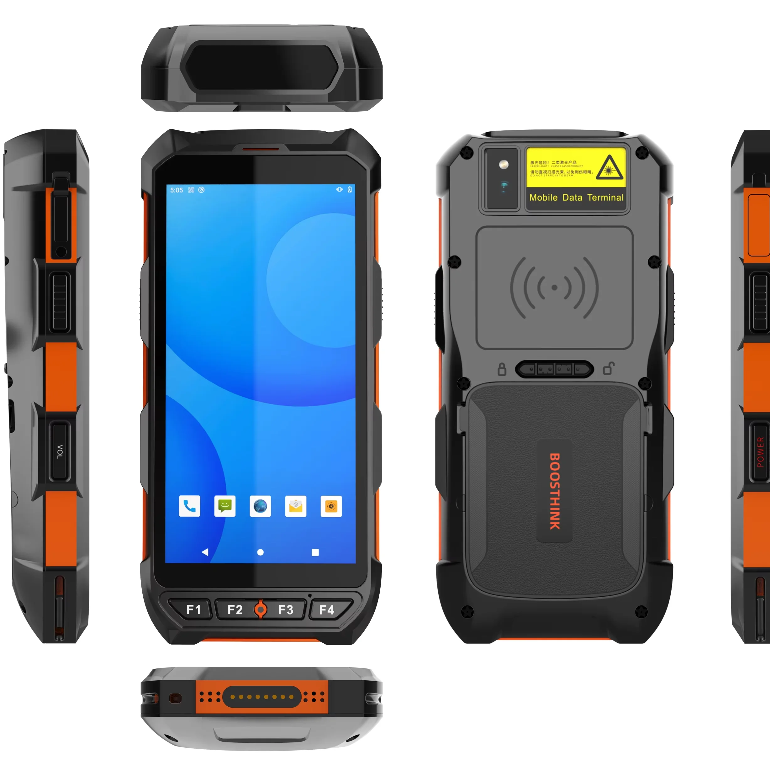 

5.5-inch Touch Screen Android 10/13 Data Collector QR Code Scanner NFC RFID Reader