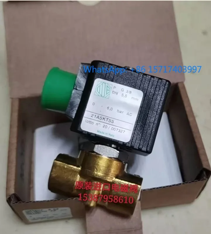 

Two position two-way direct acting diaphragm solenoid valve 21A5KT55/21A5KV45